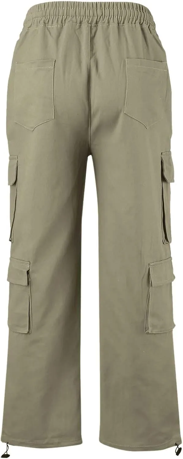 2023 Mens Cargo Pants Plus Size Elastic Waist Baggy Sweatpants for Men Casual Trousers Lightweight Jogger Pant Sweatpants