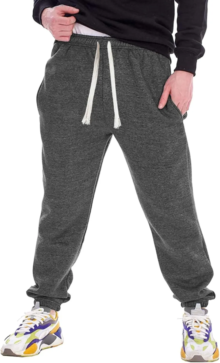 2024 Cargo Pants for Men Stylish Jogger Sweatpants Casual Work Hiking Baggy Joggers Trousers for Sports Outdoor Running