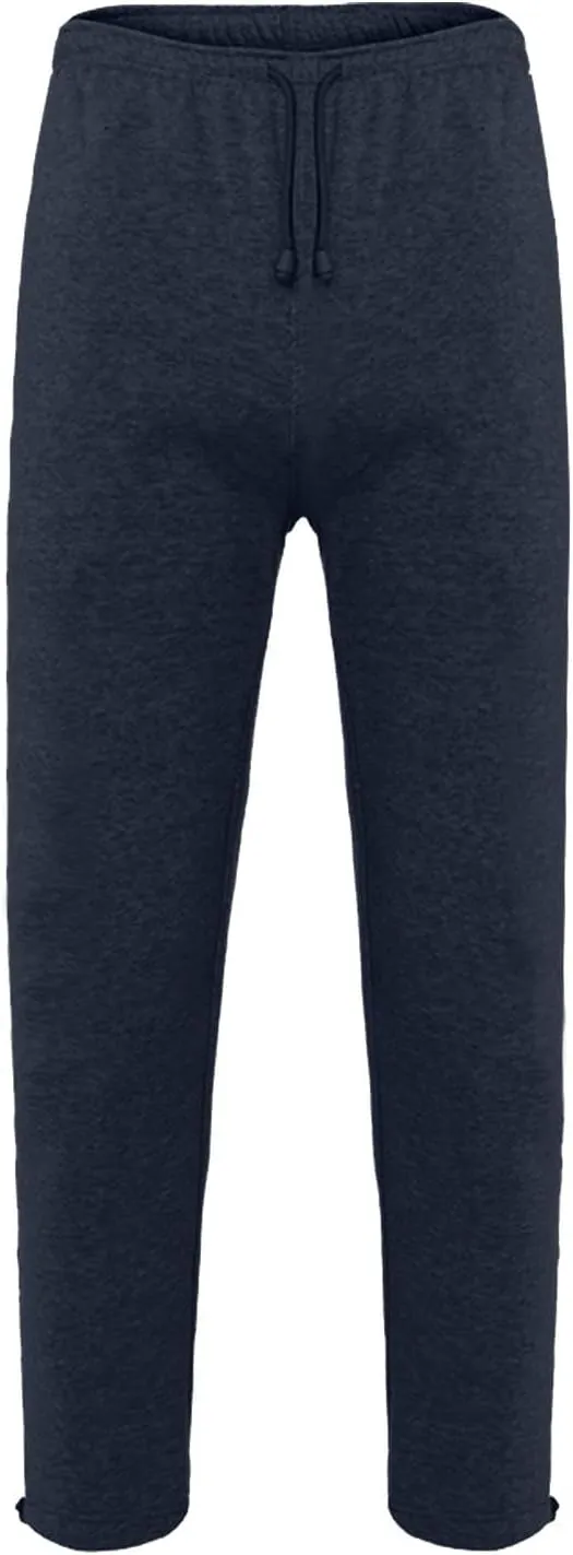 2024 Men's Fleece Cargo Sweatpants Drawstring Loose Fit Jogger Pants for Men with Pockets Stylish Hiking Work Trousers