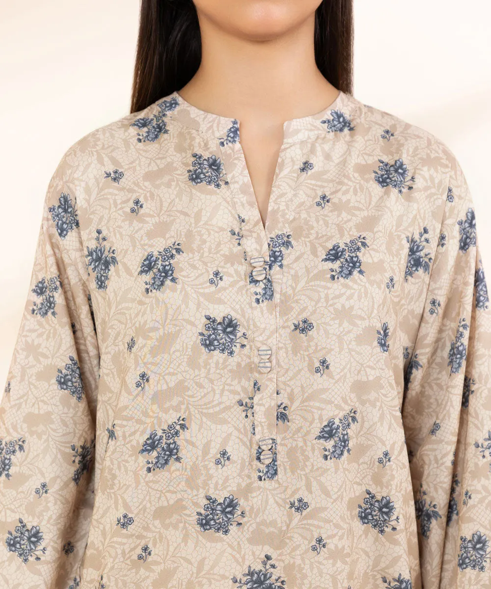 3 Piece - Embroidered Linen Suit
