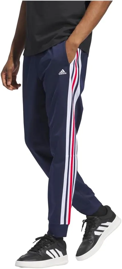 adidas Men's Essentials Color Block Tricot Track Pants