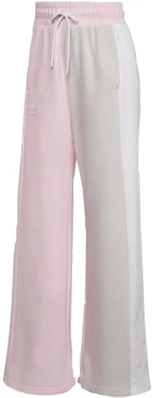 adidas Originals Womens Wide Leg Pants, Clear Pink