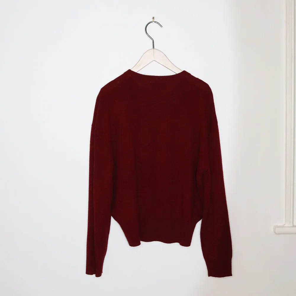Arie Sweater Rosewood Wool/Cashmere