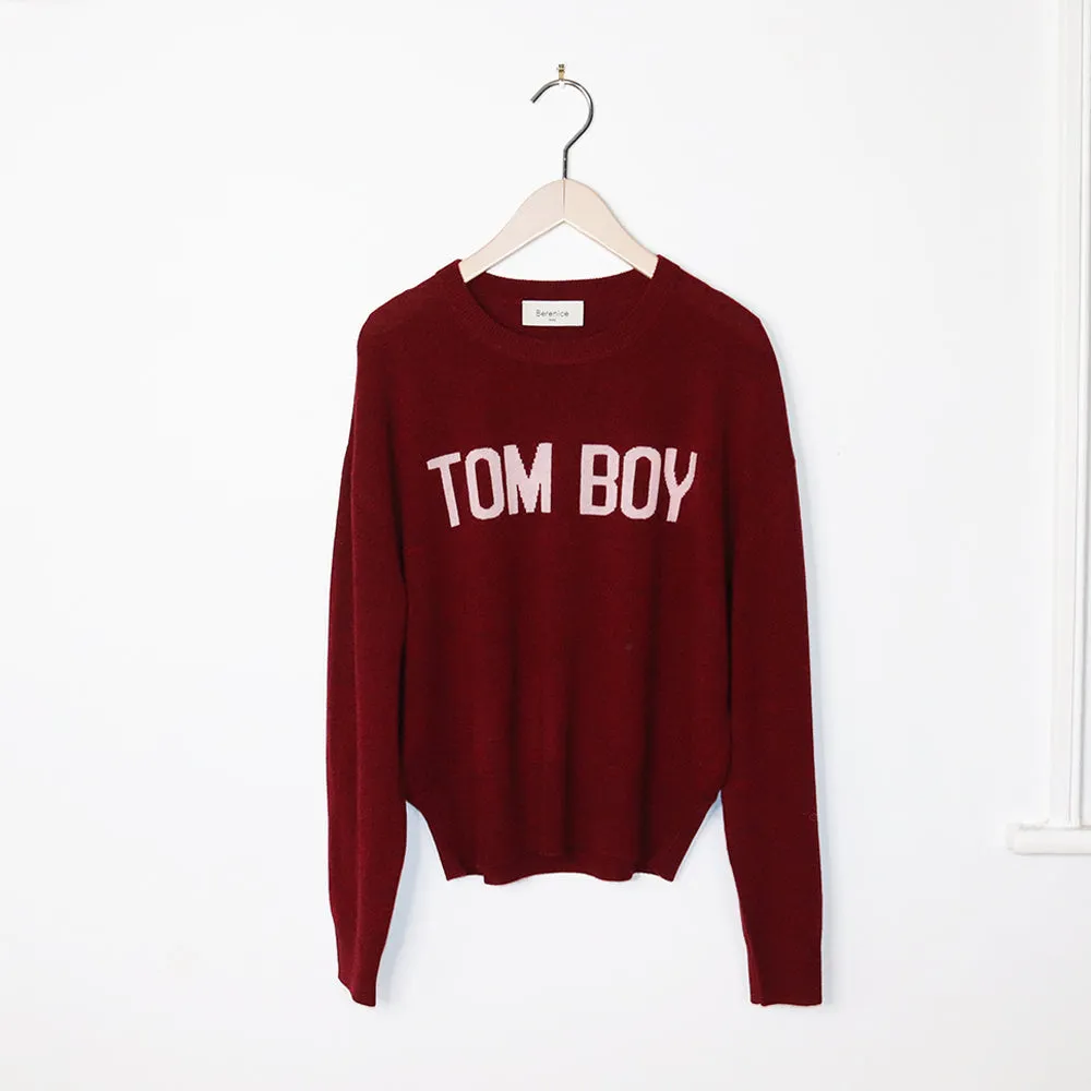 Arie Sweater Rosewood Wool/Cashmere