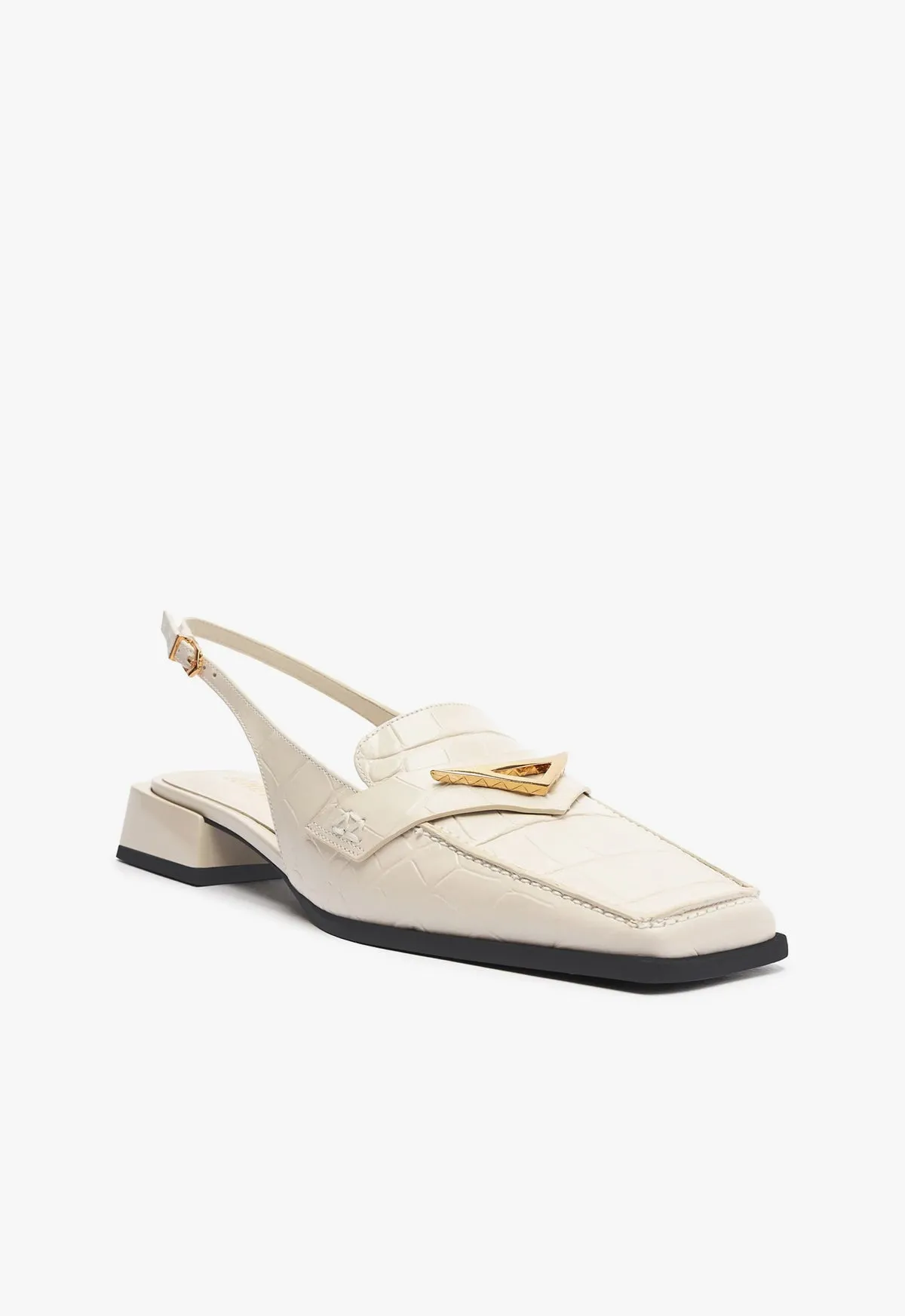 Arizona Sling Block Leather Pump
