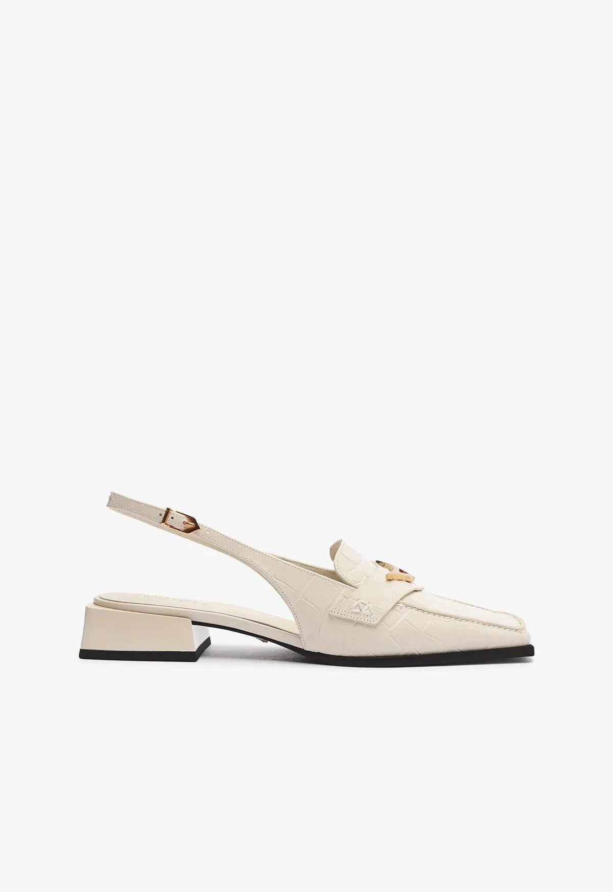 Arizona Sling Block Leather Pump