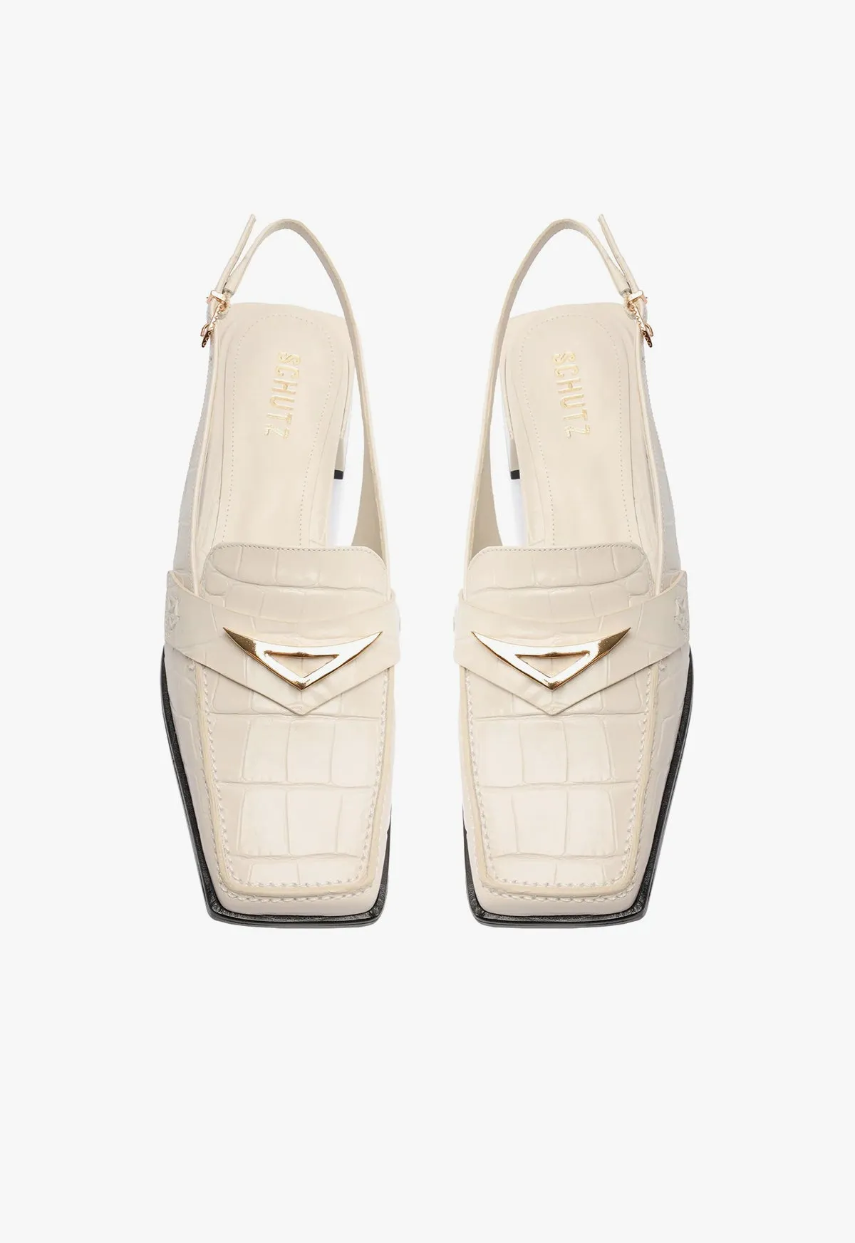 Arizona Sling Block Leather Pump