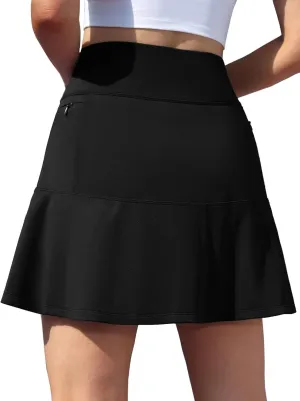 ATTRACO Golf Skorts Skirts for Women with Shorts Pockets Tennis Skirt High Waisted Athletic Skorts