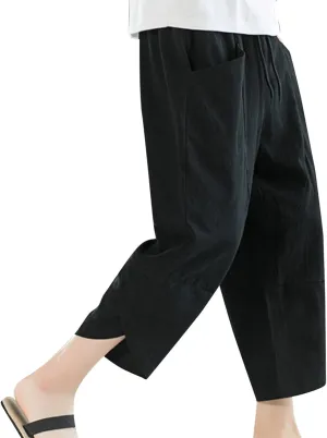 Big and Tall Sweatpants for Men for Men Casual Heavyweight Sweatpants Classic Fit Cargo Work Pants Wild Drawstring