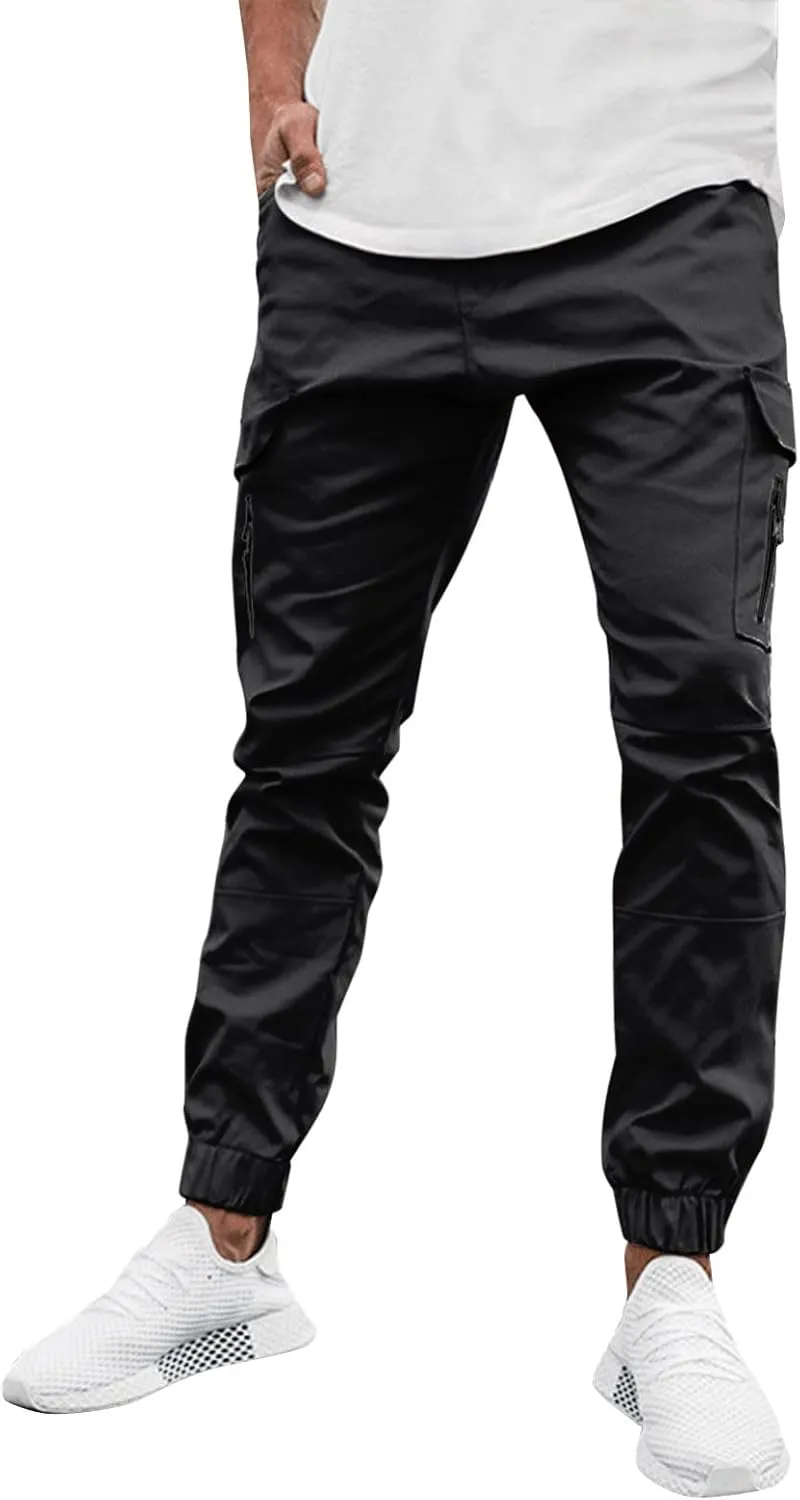 Big and Tall Sweatpants for Men Joggers Quick Dry Cargo Hiking Trousers Track Running Workout Athletic Travel Golf