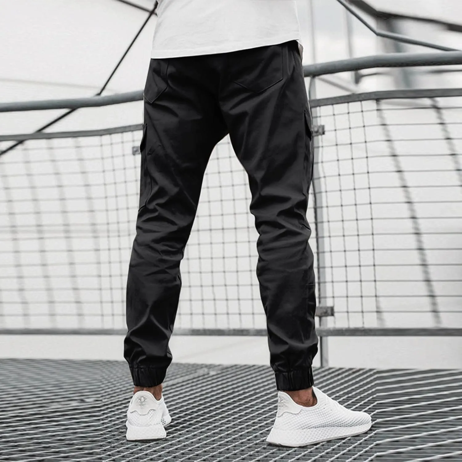 Big and Tall Sweatpants for Men Joggers Quick Dry Cargo Hiking Trousers Track Running Workout Athletic Travel Golf
