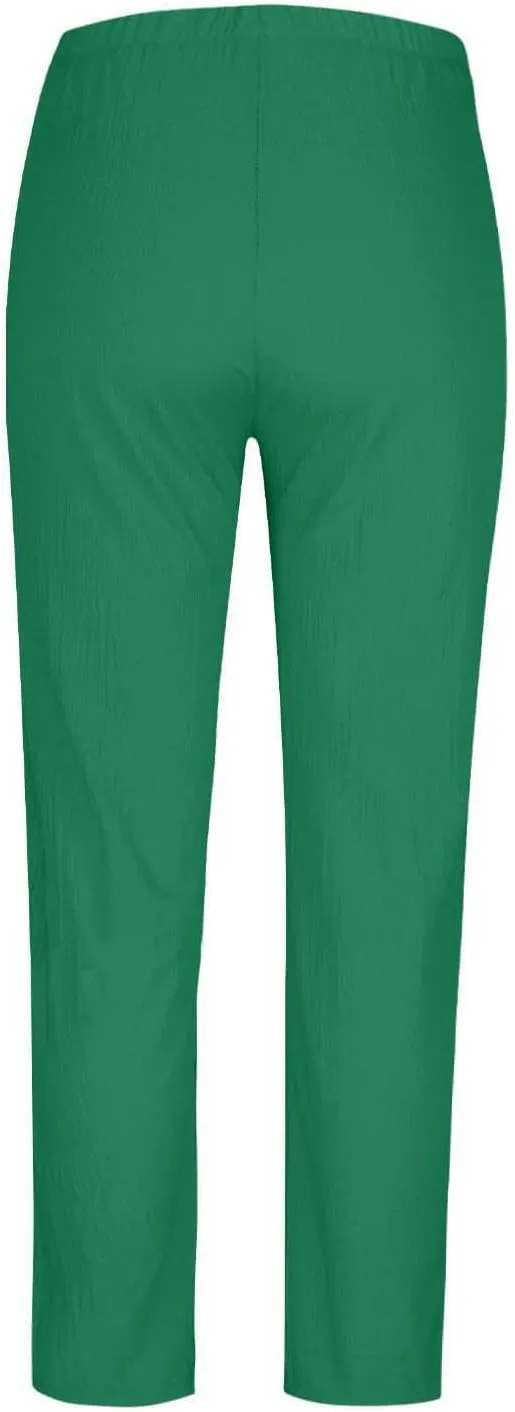 Borniu Womens Linen Pants with Pockets High Waist Comfy Solid Color Elastic Waist Pants Casual Lightweight Loose Trousers