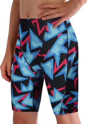 Boys Swim Jammers - Youth Competitive Swim Racing Team Swimming Shorts Swimsuit Trunks Bathing Suit Quick Dry UPF 50 