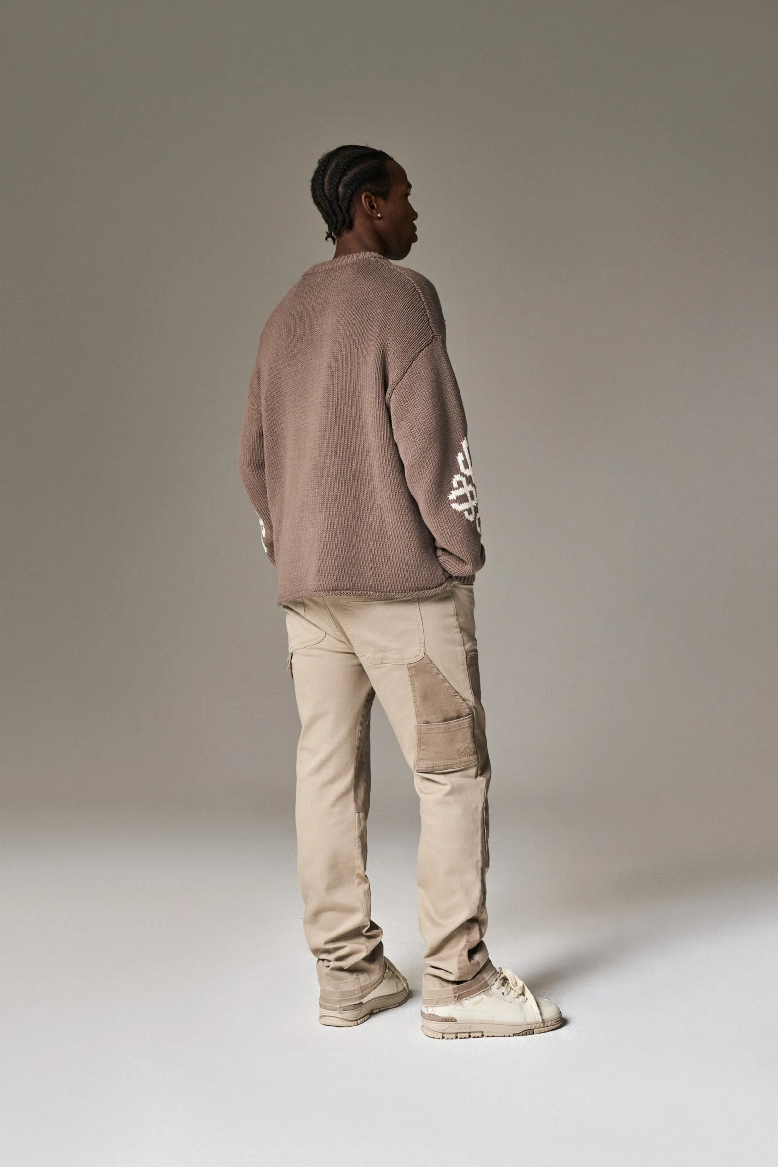 CANVAS CARPENTER TROUSER - BEIGE