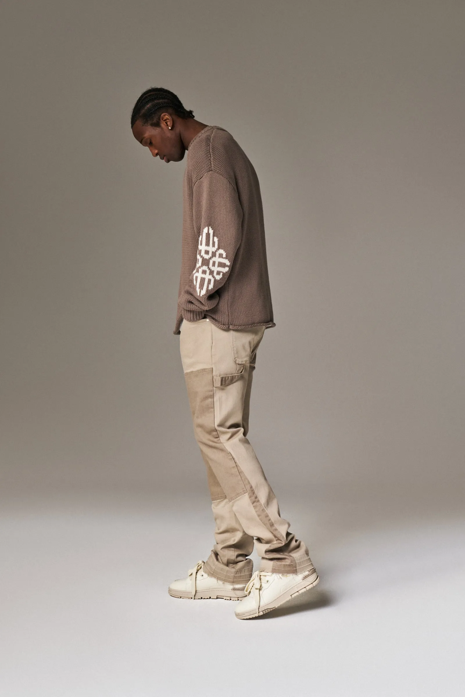 CANVAS CARPENTER TROUSER - BEIGE