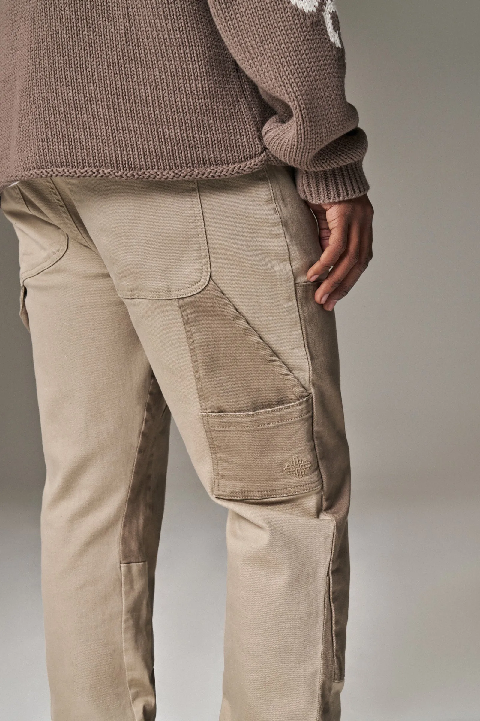 CANVAS CARPENTER TROUSER - BEIGE
