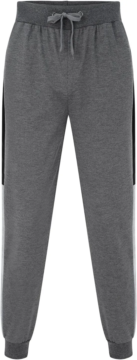 Cargo Pants for Men Big and Tall, Cargo Sweatpants for Men Cargo Pants Fleece Joggers Elastic Waist Baggy Drawstring