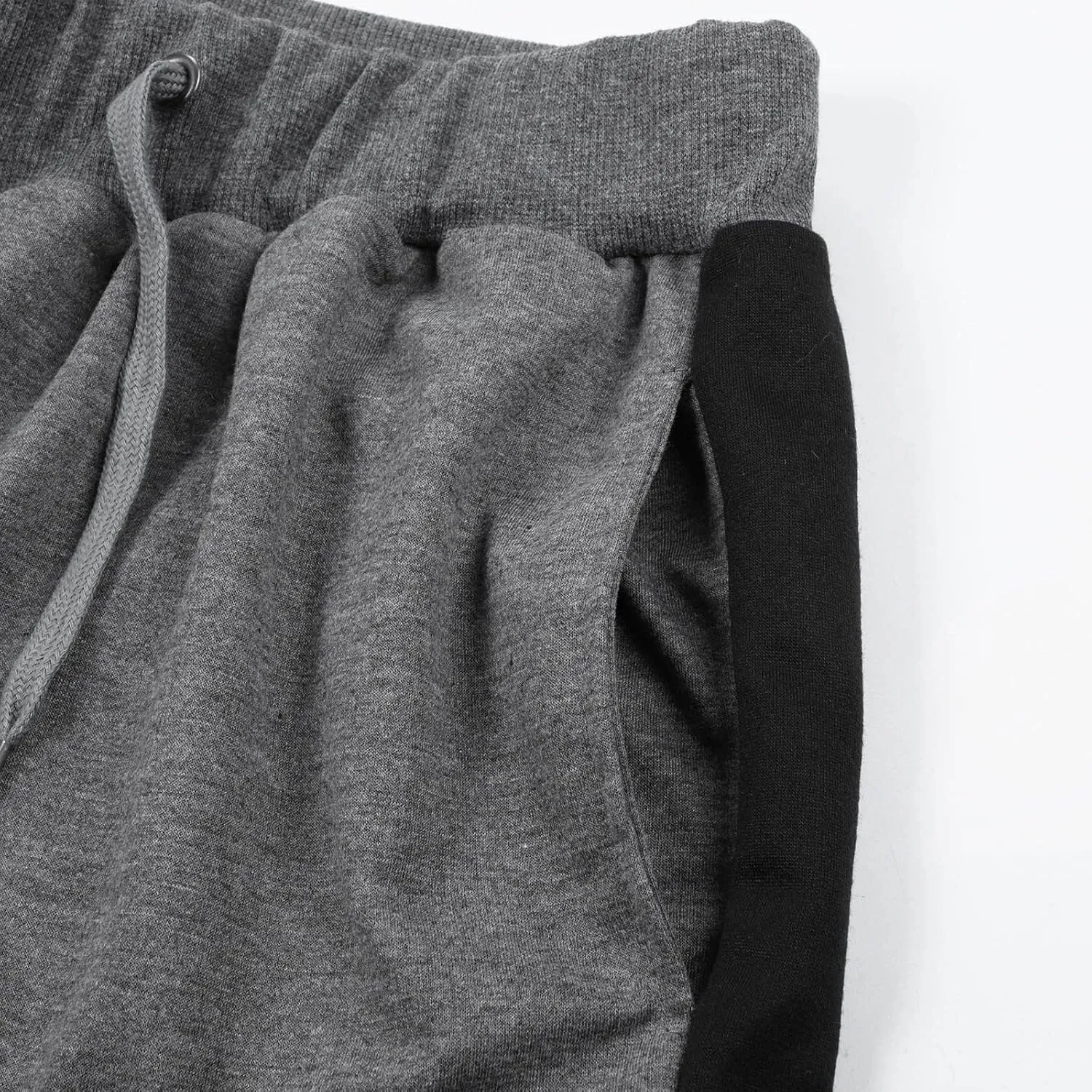 Cargo Pants for Men Big and Tall, Cargo Sweatpants for Men Cargo Pants Fleece Joggers Elastic Waist Baggy Drawstring
