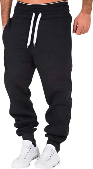 Cargo Pants for Men Big and Tall Casual Cotton Cargo Pants Gym Sweatpants Trousers Mens Long Pant Sweatpants for Men