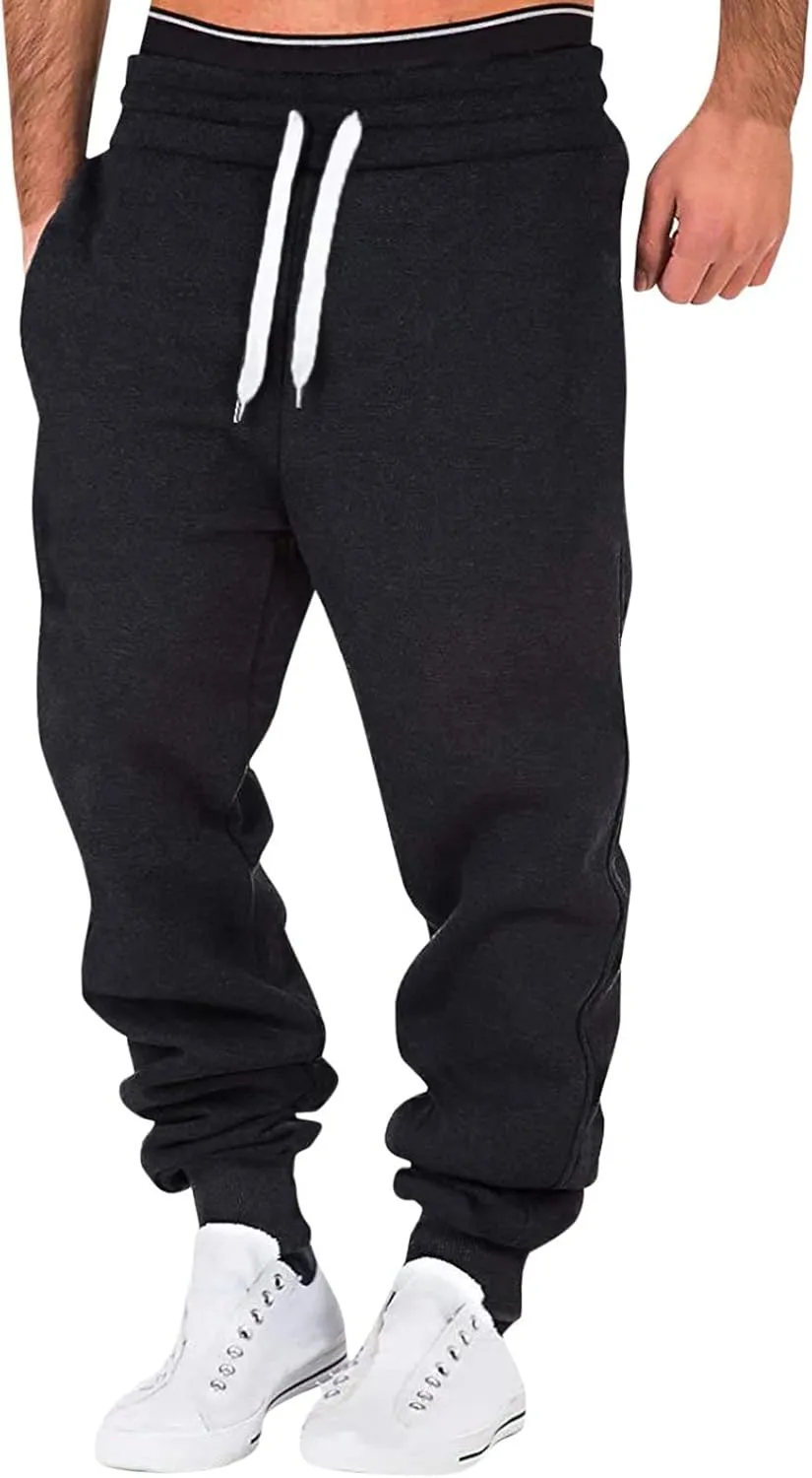 Cargo Pants for Men Big and Tall Casual Cotton Cargo Pants Gym Sweatpants Trousers Mens Long Pant Sweatpants for Men