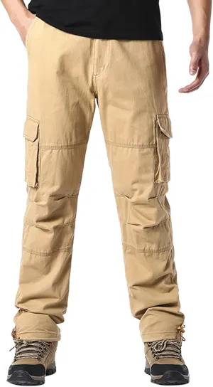 Cargo Pants for Men Big and Tall, Casual Pocket Sport Work Casual Trouser Pants Big and Tall Sweatpants for Men Mens