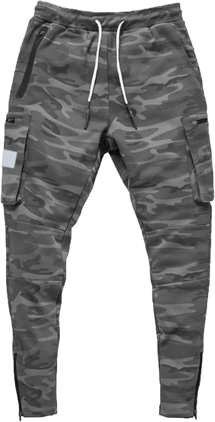 Cargo Pants for Men Big and Tall, Fit Lightweight Joggers for Men Track Pant Men's Jogging Pants Hiking Sweat Pants
