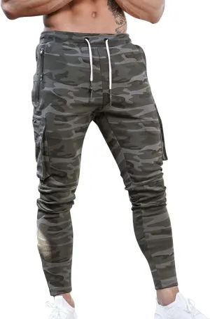 Cargo Pants for Men Big and Tall Winter Sweatpants for Mens Thick Warm Jogger Pants Cinch Bottom Running Joggers Soft