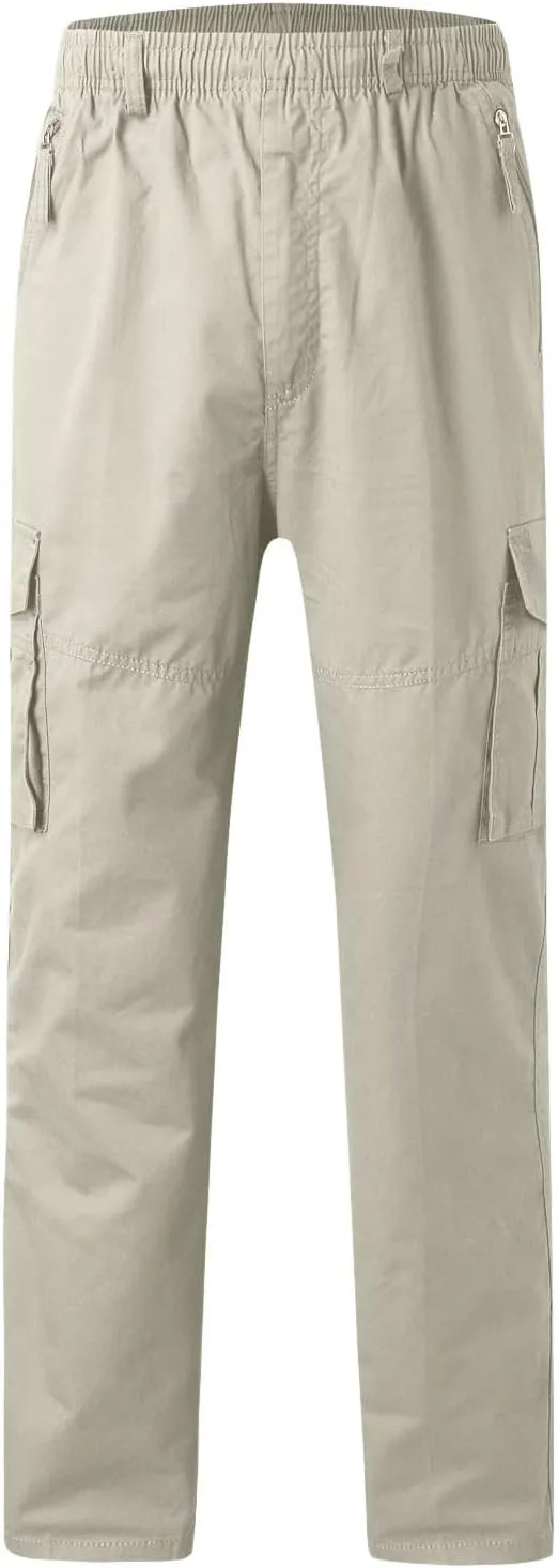 Cargo Pants for Men Joggers Casual Loose Fit Baggy Athletic Jogger Pants with Pockets Sweatpants for Men Men's Active