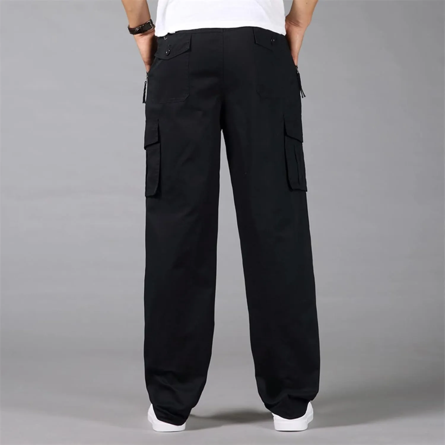Cargo Pants for Men Joggers Casual Loose Fit Baggy Athletic Jogger Pants with Pockets Sweatpants for Men Men's Active