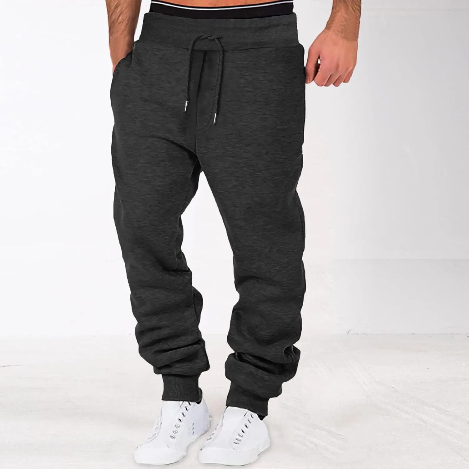 Cargo Pants for Men Joggers Sweatpants for Men Casual Long Trousers Light Jogger Pants Men's Club Sweatpants Stretch