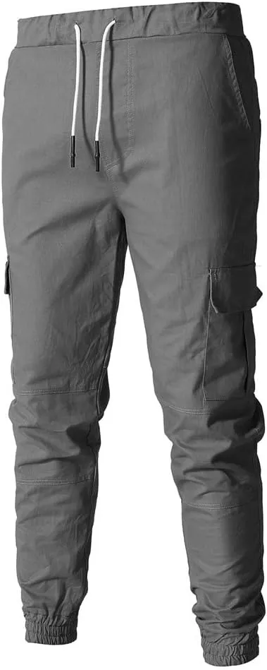 Cargo Sweatpants for Men Big and Tall Athletic Pants for Men Mens Autumn and Winter High Street Fashion Leisure Loose