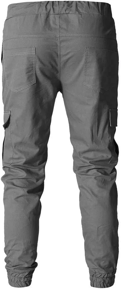 Cargo Sweatpants for Men Big and Tall Athletic Pants for Men Mens Autumn and Winter High Street Fashion Leisure Loose