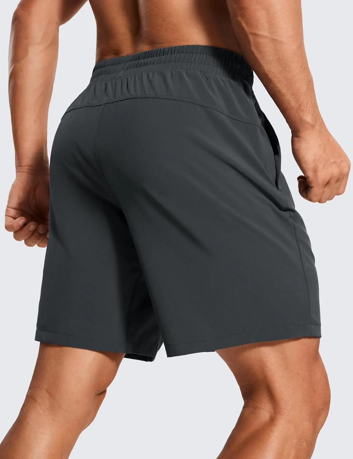 CRZ YOGA Men's 2 in 1 Running Shorts with Liner - 7'' Quick Dry for Workout Sports Athletic with Pockets