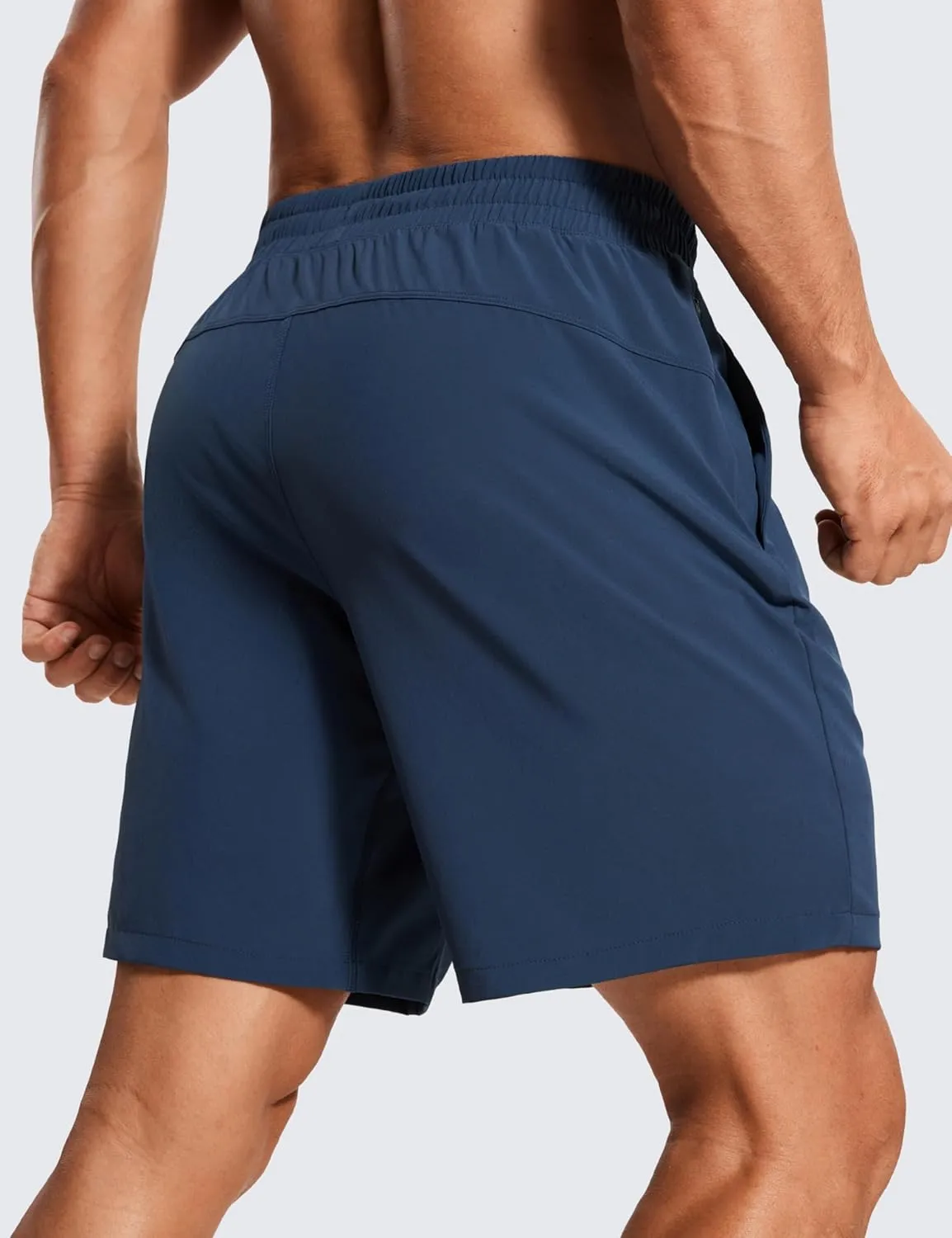CRZ YOGA Men's 2 in 1 Running Shorts with Liner - 7'' Quick Dry for Workout Sports Athletic with Pockets