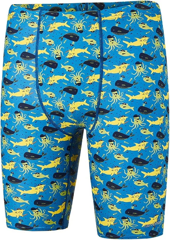 DEVOROPA Boys' Swim Jammers Youth Competitive Swim Team Suit Quick Dry Athletic Swimming Shorts UPF 50 Slim/Regular/Husky Fit