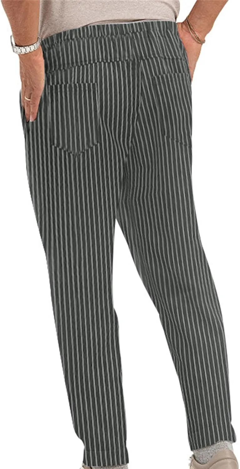 GIERIDUC Men's Cargo Fleece Jogger Sweatpant Mens Wrinkle Free Dress Pants Khaki Corduroy Pants Mens Mens Black Skinny Jeans