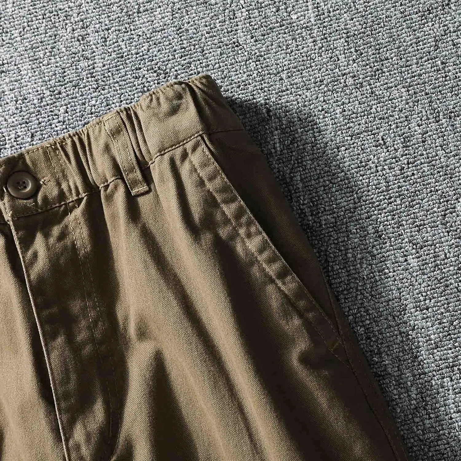 GIERIDUC Straight Leg Cargo Pants for Mens Home Workout Equipment for Men Brown Dress Pants Slim Fit Big and Tall Mens Pants