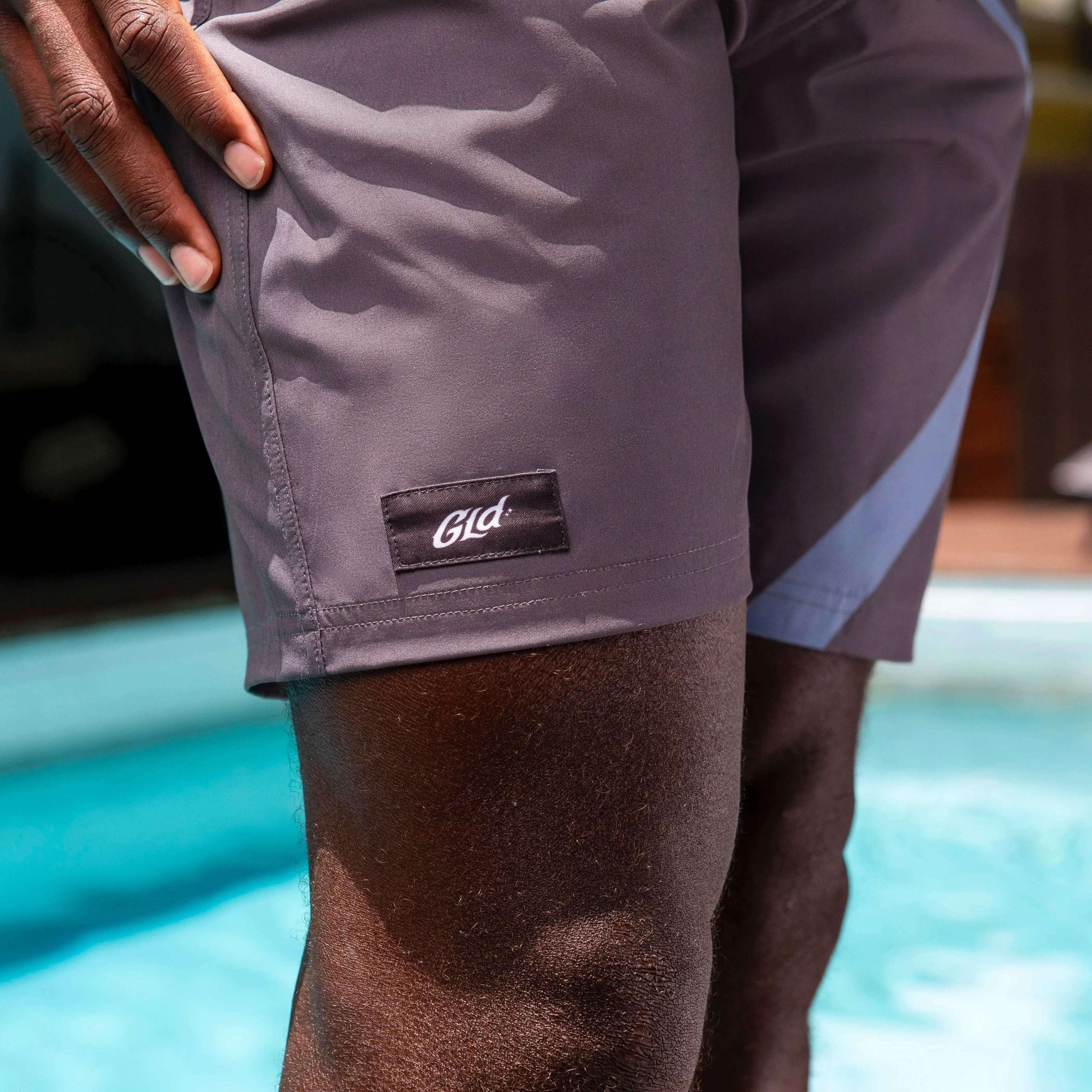 Grey Summer Board Shorts