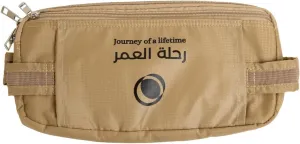 Hajj & Umrah Waist Bag | Crossbody Belt | For Men, Women, Unisex | For Comfort Travel | Adjustable Polyester Strap | Nylon Bag | Breathable Mesh | Water Resistant