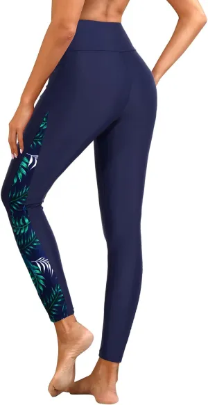 Holipick Swim Pants for Women High Waisted Swimming Leggings UPF 50 