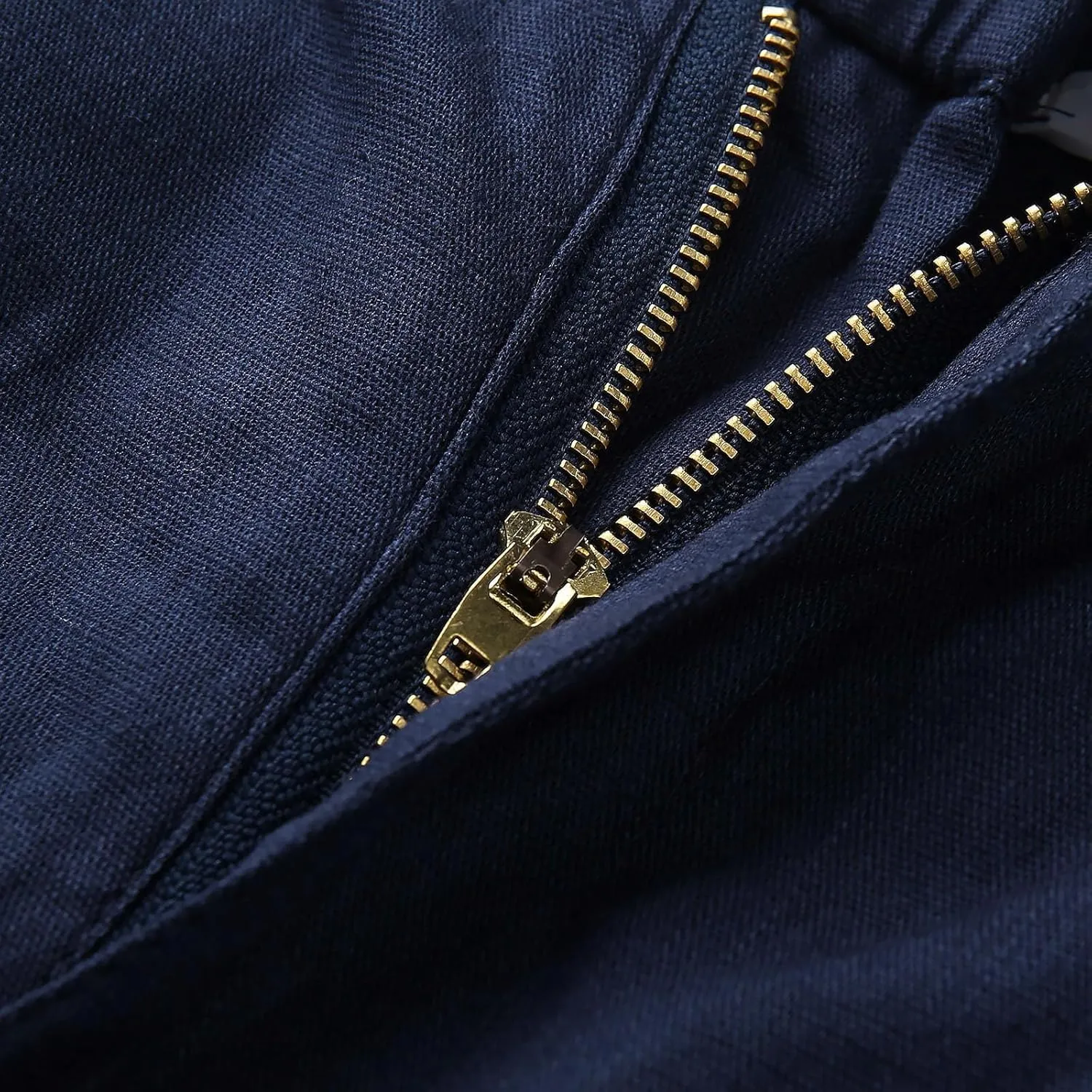 Linen Pants for Men Beach Wedding Casual Classic Elastic Waist Beach Pants Summer Lightweight Trouser with Pockets