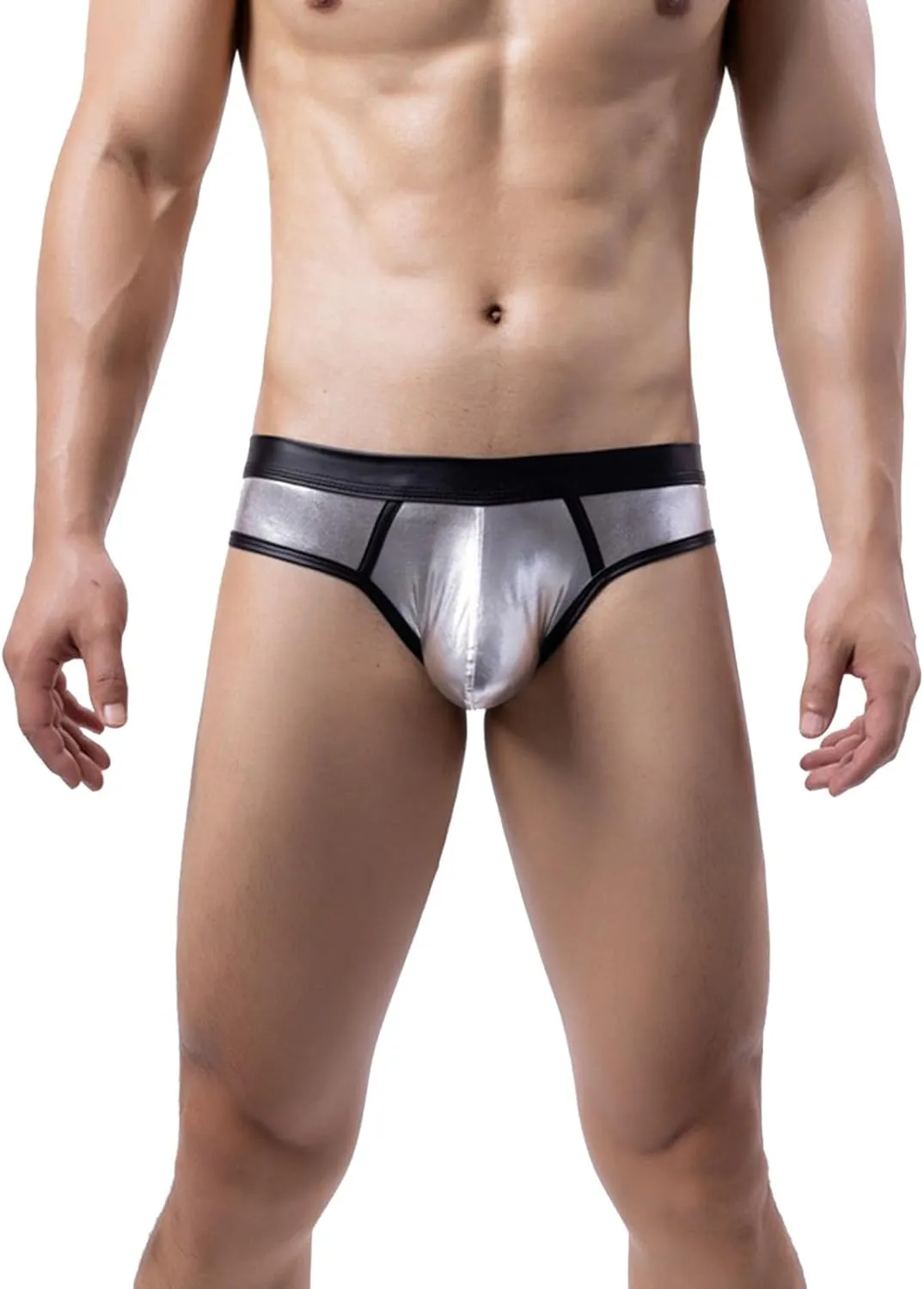 Lingerie for Men Shorts Pants with Removable Pouch See Through Lace Boxer Briefs Erotic Clubwear Mens Underwear