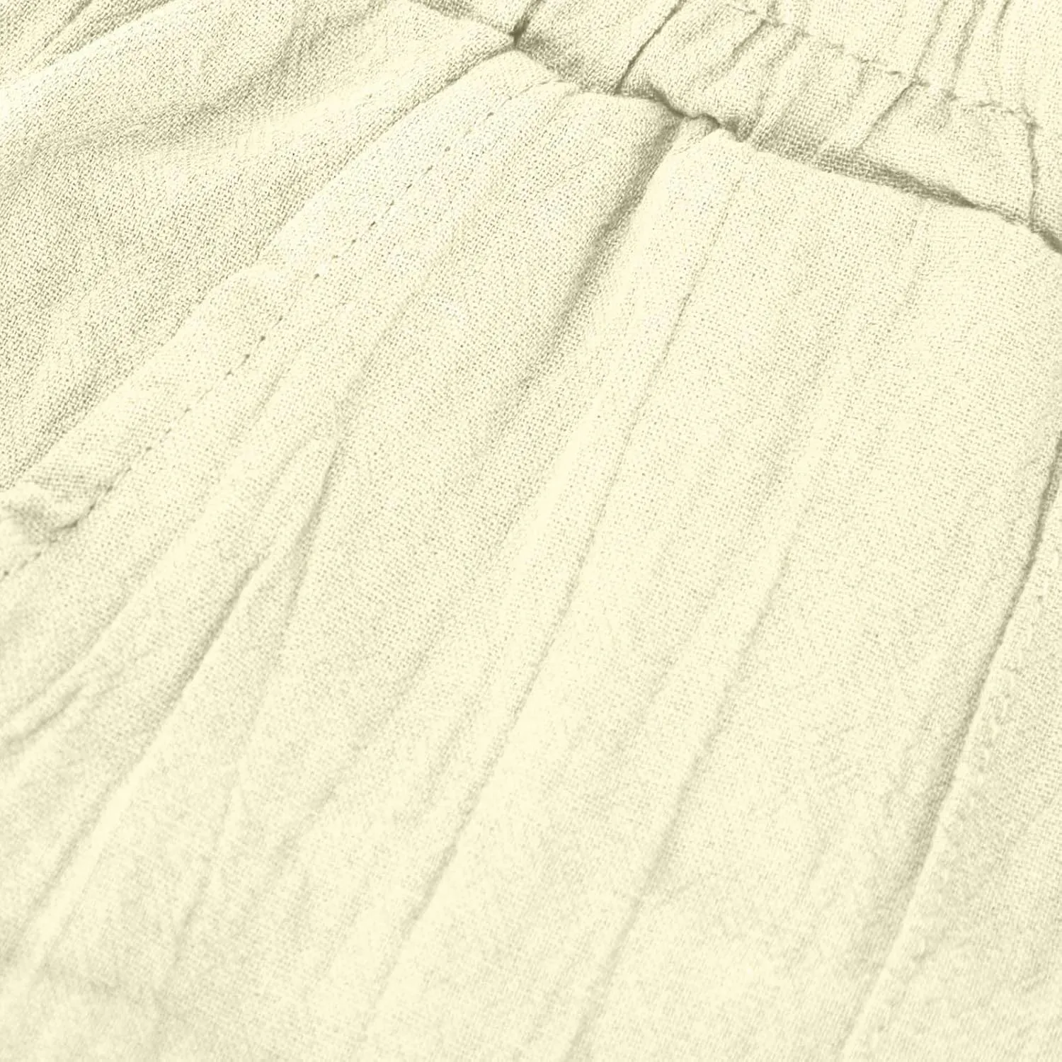 Lmdudan Linen Pants Women 2025 Summer Beach Lounge Palazzo Trousers Loose Elastic Plus Size Drawstring with Pockets Pants