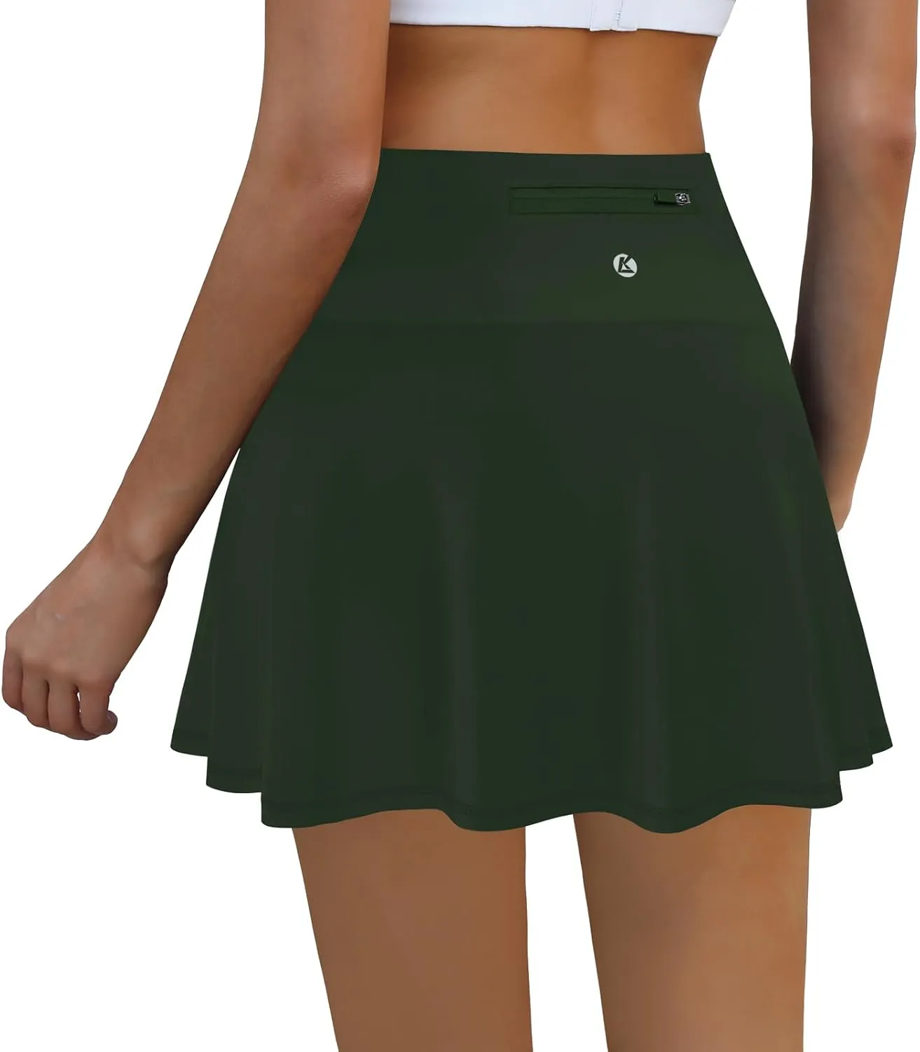 LouKeith Womens Tennis Skirt High Waisted Athletic Skorts Running Casual Pickle Ball Golf Skirts with Pockets