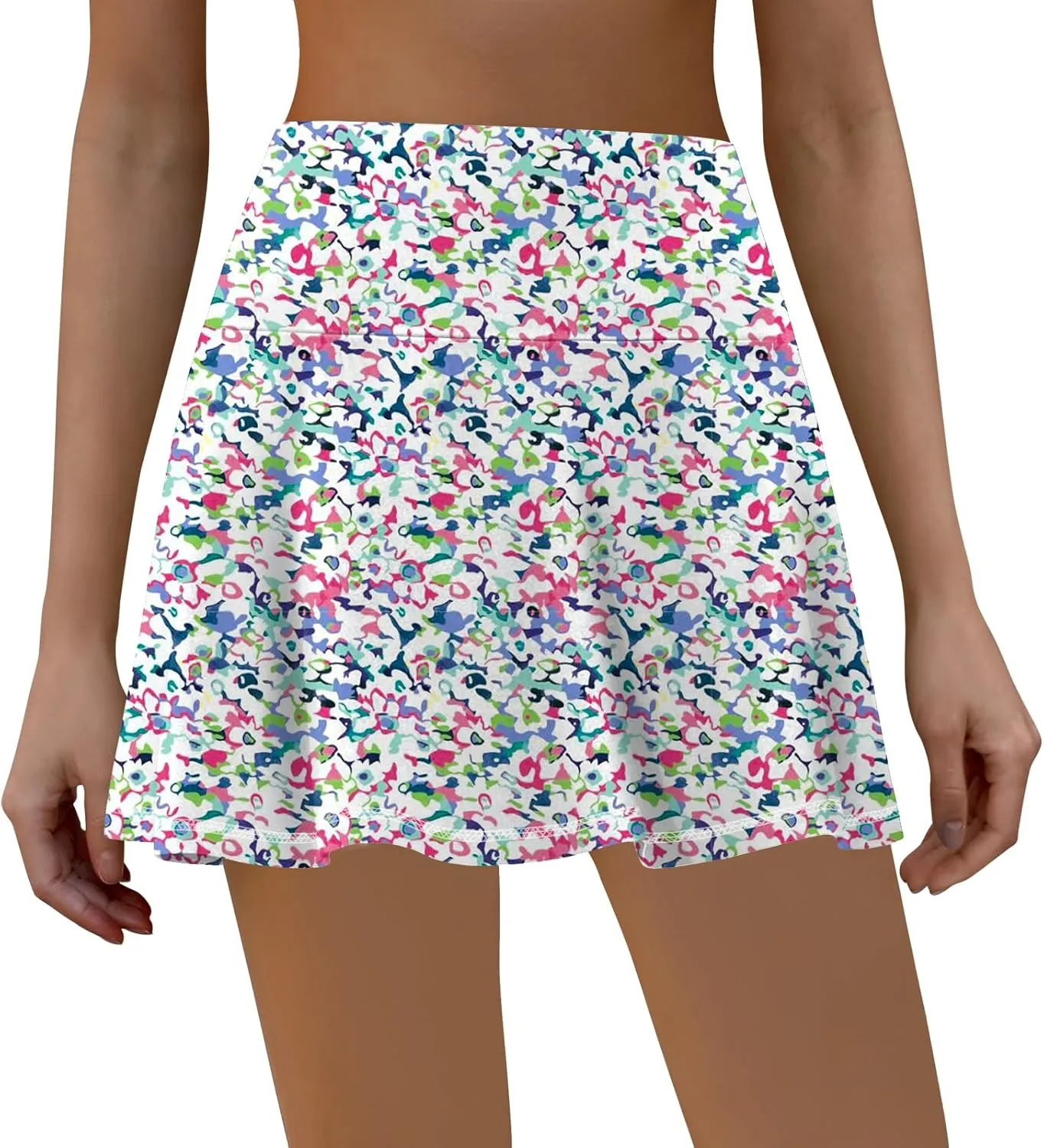 LouKeith Womens Tennis Skirt High Waisted Athletic Skorts Running Casual Pickle Ball Golf Skirts with Pockets