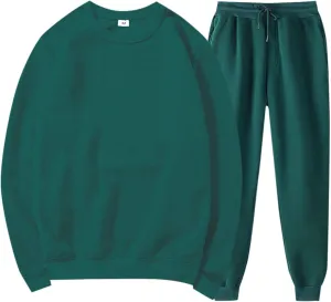 Lounge Sets for Women Two Piece Long Sleeve V Neck Baggy Clothes Pullover Sweatshirt Joggers Sweatpants Suit