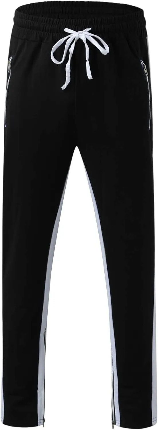 Mens Hiking Outdoor Recreation Pants Fleece Sweat Pants Mens Baggy Pants Joggers with Pockets Mens Sweatpants Fleece