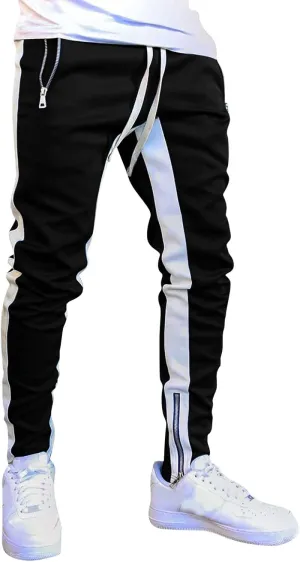 Mens Hiking Outdoor Recreation Pants Fleece Sweat Pants Mens Baggy Pants Joggers with Pockets Mens Sweatpants Fleece