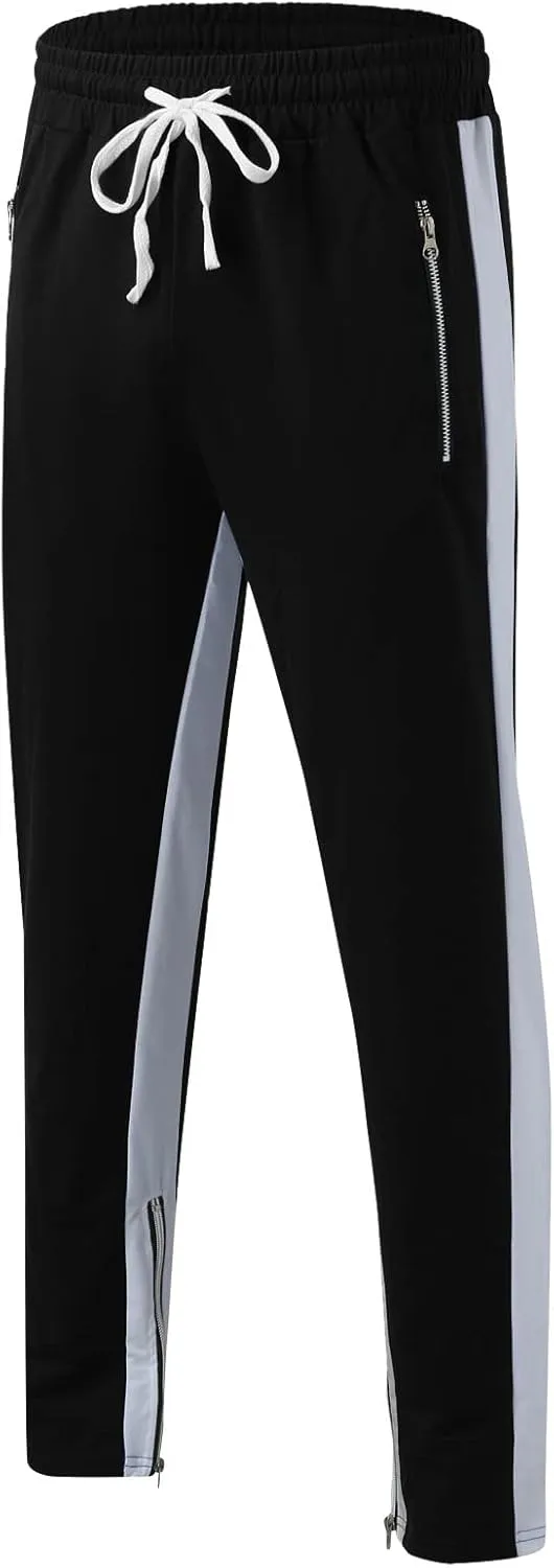 Mens Hiking Outdoor Recreation Pants Fleece Sweat Pants Mens Baggy Pants Joggers with Pockets Mens Sweatpants Fleece
