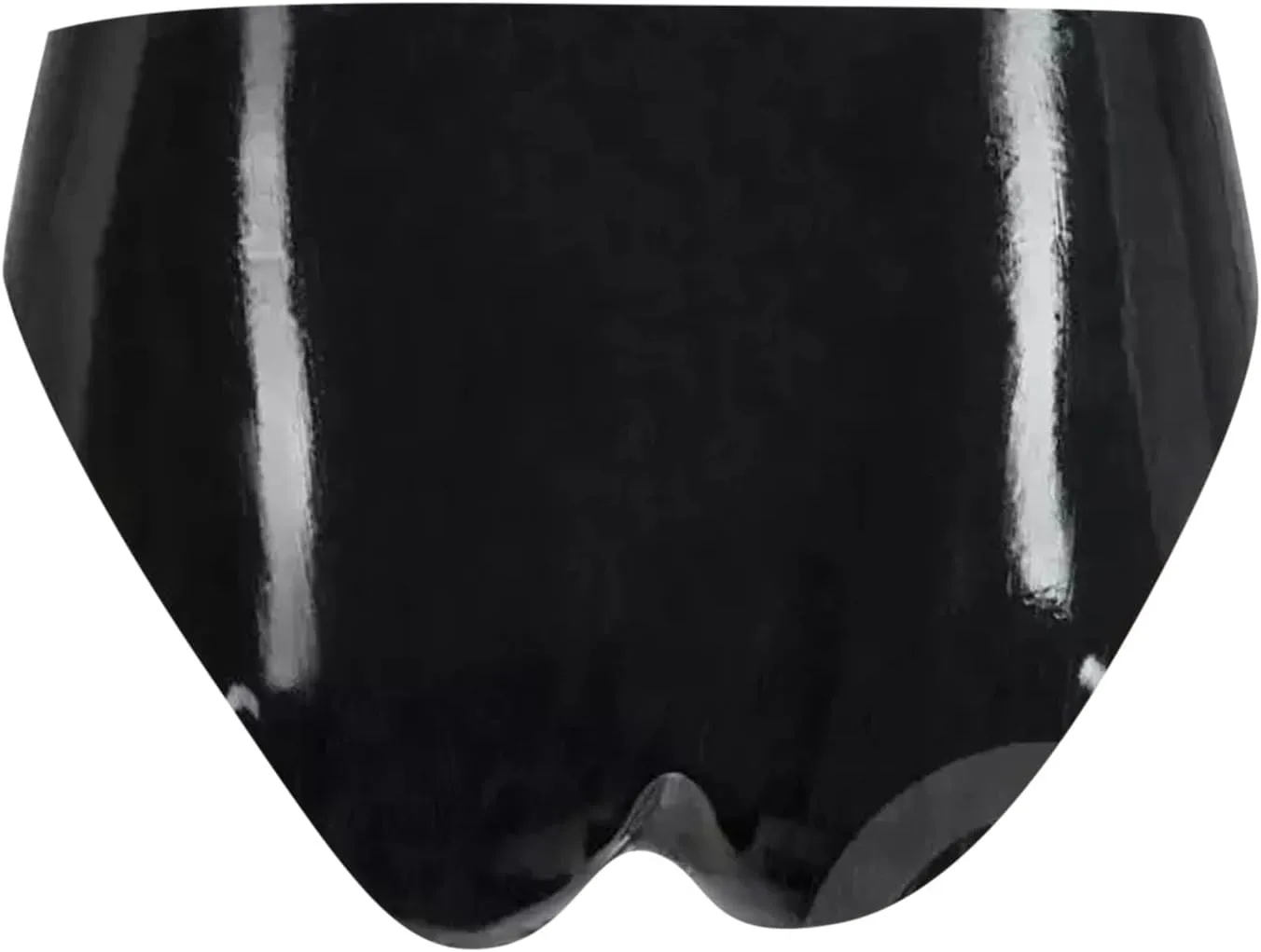 Men's Jockstrap Underwear Faux Leather Thong Open Front Underwear G-String Butt-Flaunting Gym Low Rise Brief
